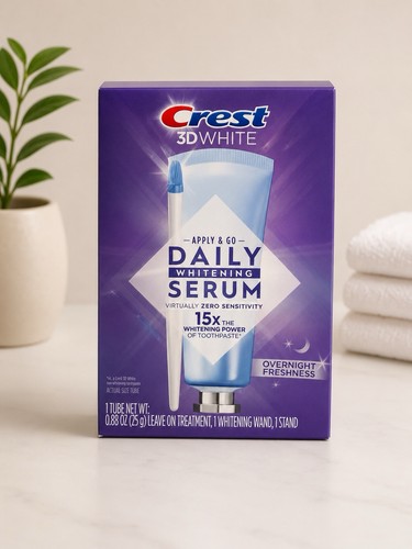 Crest white apply - &, go-