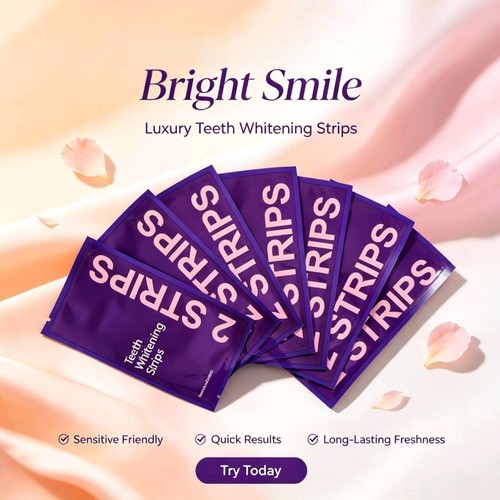 Purple strips teeth - teeth, whitening