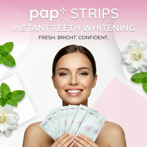Teeth whitening strips - teeth,