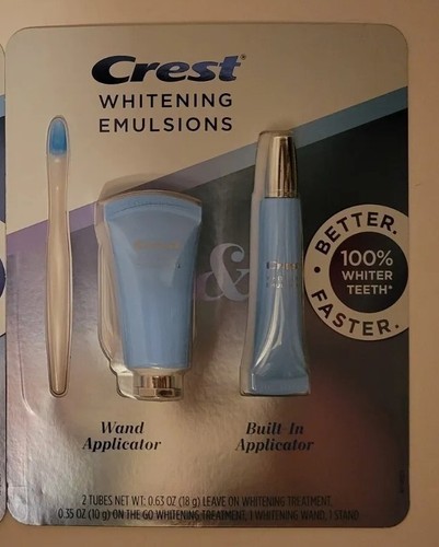 Crest whitening emulsions - whitening,