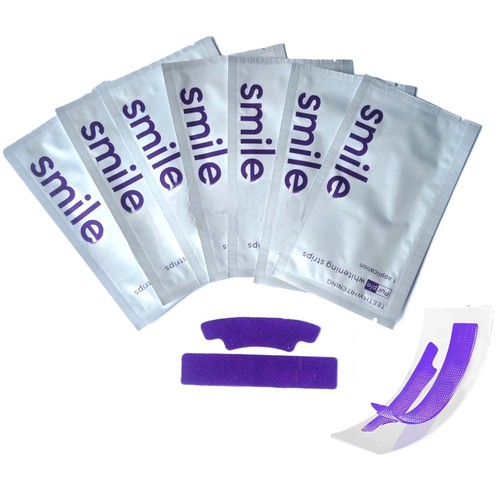 Teeth whitening strips say - whitening, 7