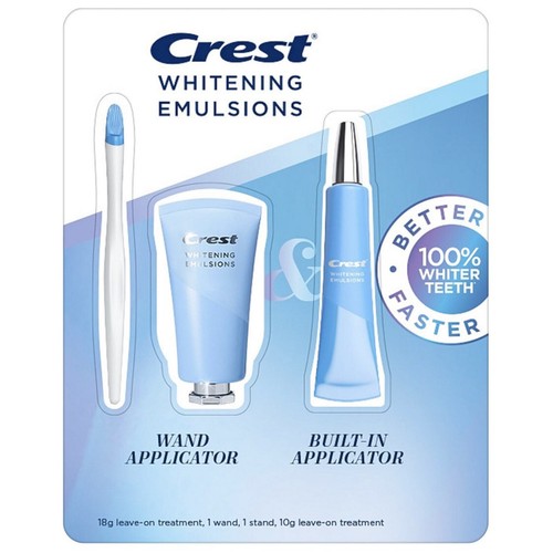 Crest whitening emulsions - whitening, kit