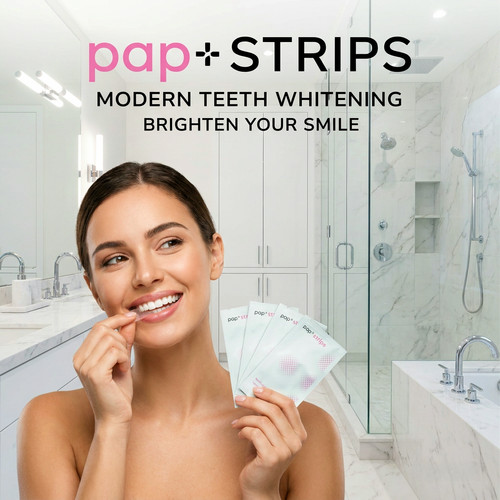 Pap teeth whitening strips - pap,