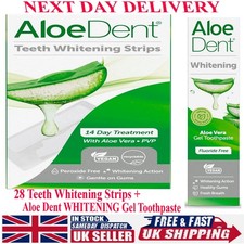 28 TEETH WHITENING STRIPS ALOE