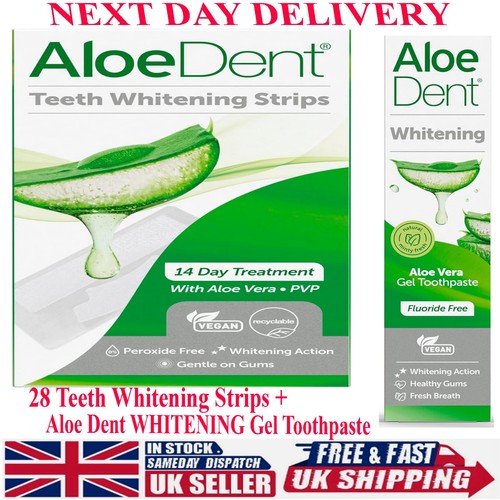 Teeth whitening strips aloe - teeth,